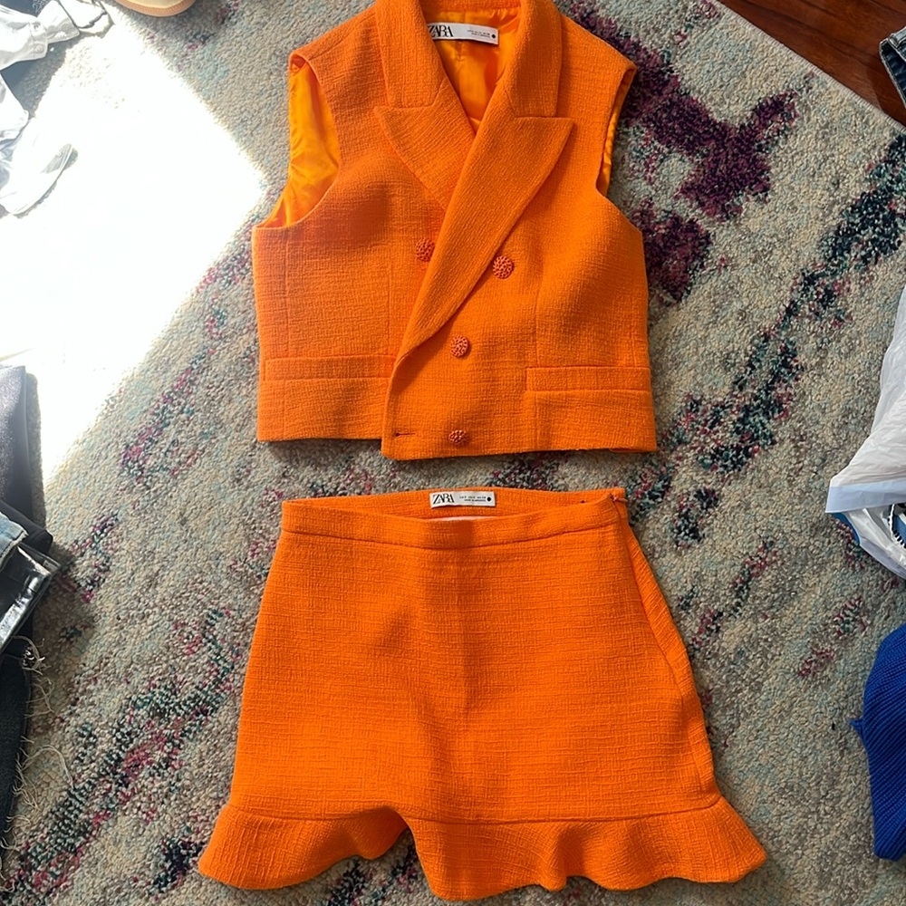 zara Orange set